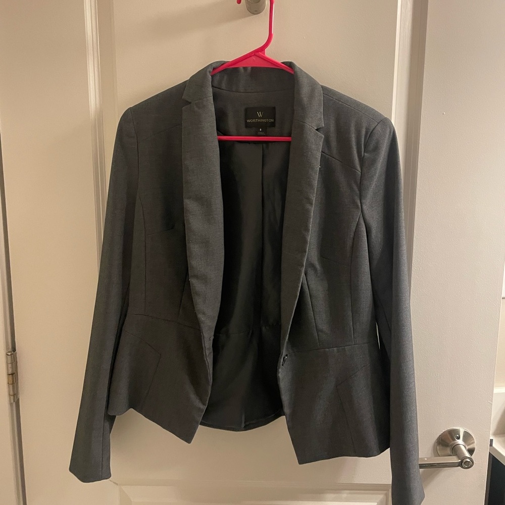 Worthington gray blazer